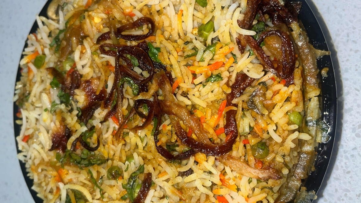 Veg Biryani.