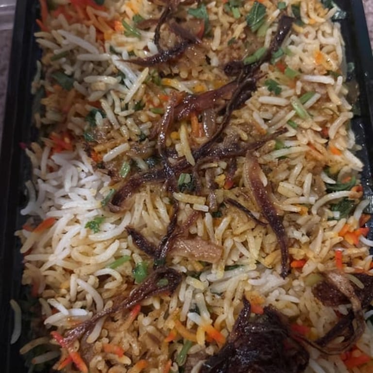 Delicious Lamb Biryani Awaits