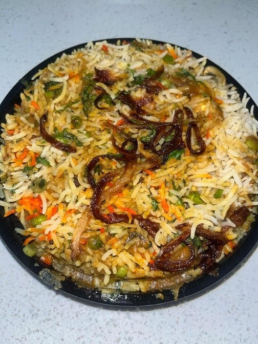 Veg Biryani.