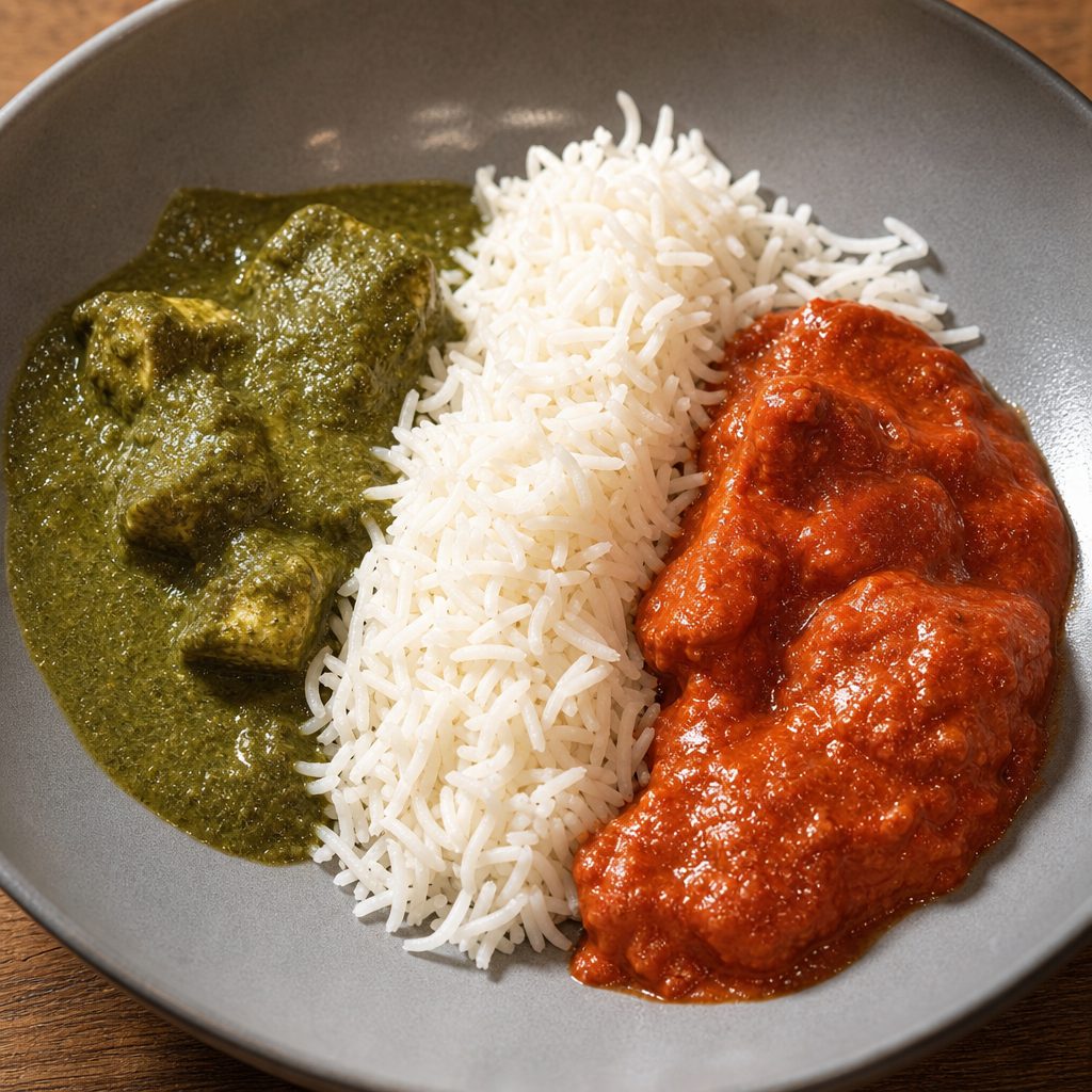 Vindaloo Chicken or Lamb.