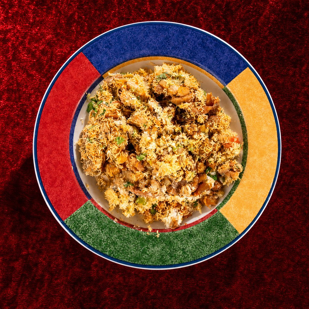 Samosa Chaat.