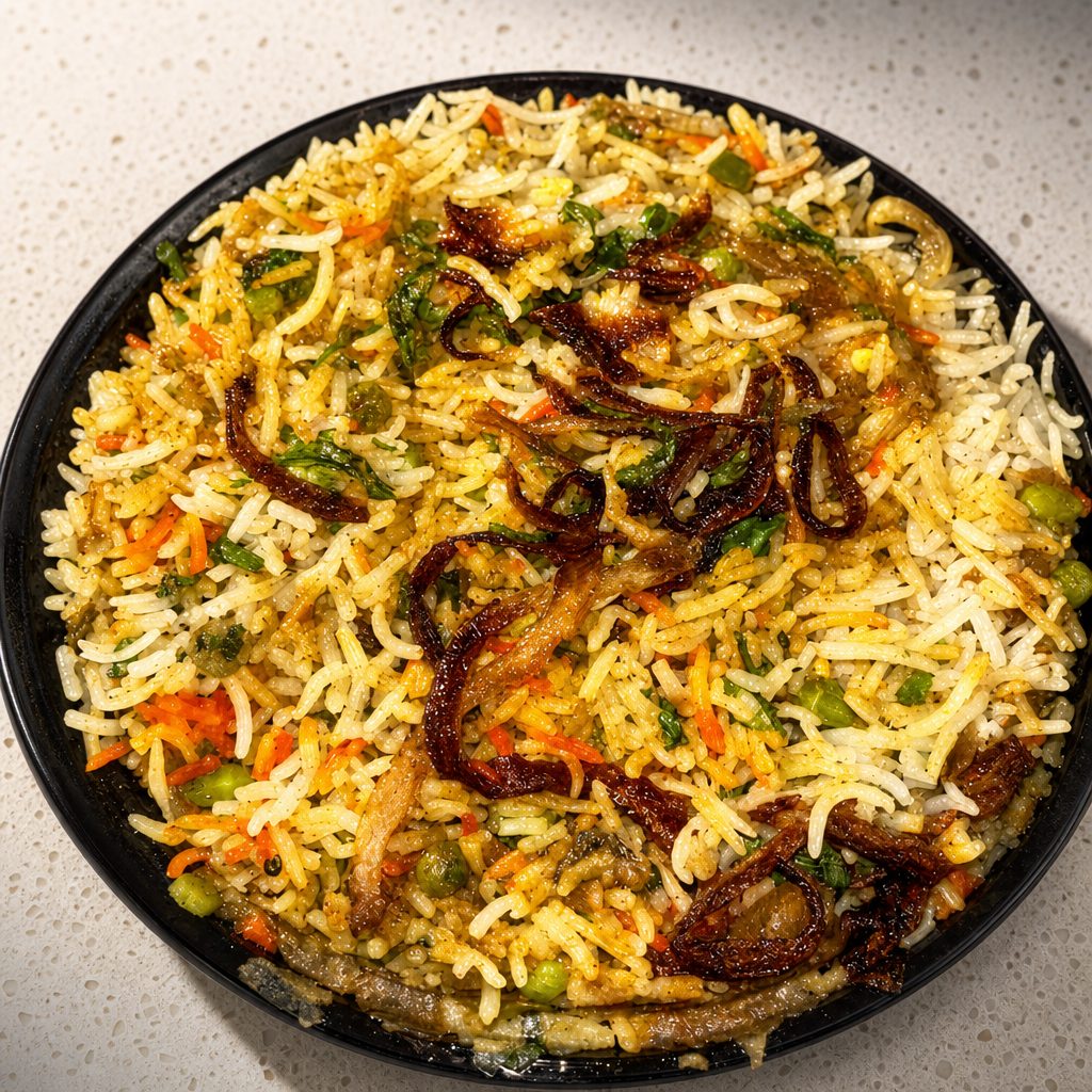 Veg Biryani.