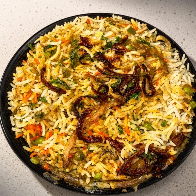 Veg Biryani.