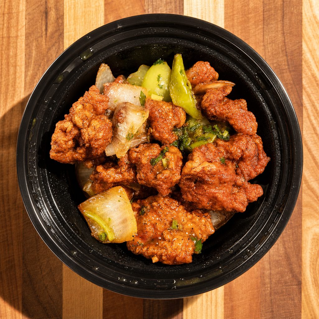 Chicken Manchurian.